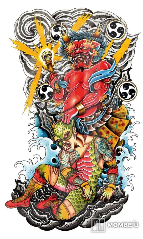 Raijin contra el luchador dragón